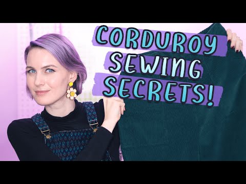 Tips for Sewing with Corduroy