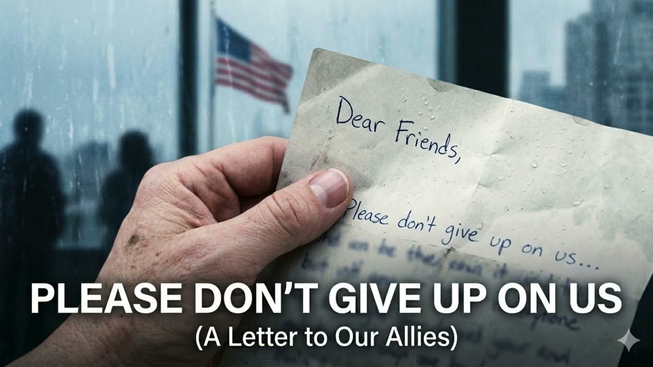 Please Don’t Give Up On Us (A Letter to Our Allies) | Anti-Trump Protest Song | Political Resistance