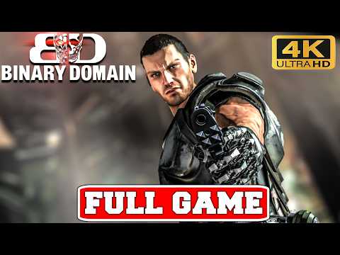 BINARY DOMAIN Gameplay Walkthrough FULL GAME No Commentary (PC 4K 60FPS Longplay)