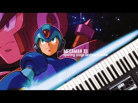 Megaman X6 Opening Stage Keyboard Cover