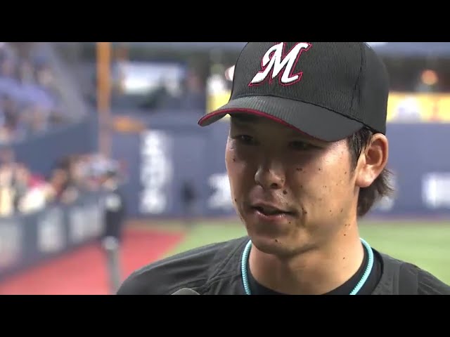 マリーンズ・鈴木選手ヒーローインタビュー 2016/4/1 Bs-M