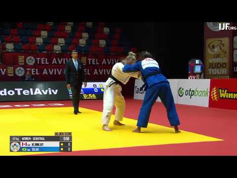 Grand Slam Tel-Aviv 2023. Day 1. 57 kg. 1/2. KLIMKAIT Jessica (CAN) - SILVA Rafaela (BRA)