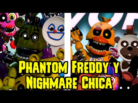 Nuevo Five Nights At Freddy's World Teaser | Phantom Freddy y Nightmare Chica | FNAF World