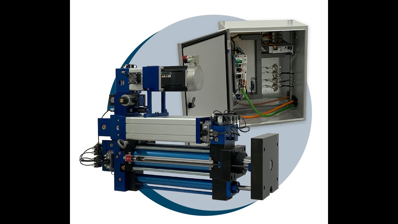 Special Configuration SHA Hybrid Linear Actuator | Complete Press Automation Solution