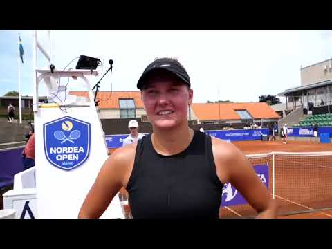 Intervju: Kajsa Rinaldo Persson - Nordea Open WTA 2023