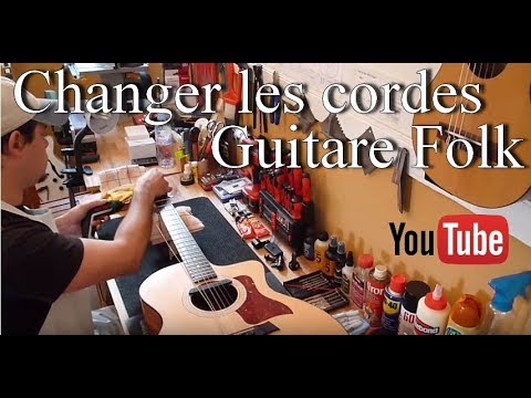 🎸 Atelier Guitare : Comment changer les cordes d'une Guitare Folk ? (3 Méthodes)