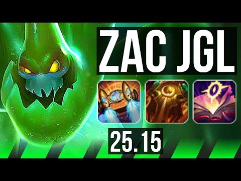 ZAC vs TALON (JGL) | 15/1/15, 55k DMG, Legendary | KR Diamond | 25.15