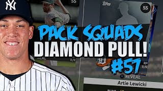AWKWARD DIAMOND PULL.. MACHADO DEBUT! AARON JUDGE MULTI-HOMER GAME! PACK SQUADS #57 MLB THE SHOW 18!