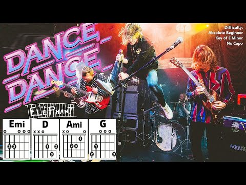 Thumbnail for How to Play "DANCE, DANCE" by Cage the Elephant (No Capo) | Beginner Guitar Play-Along + TAB by Daniel Tichenor