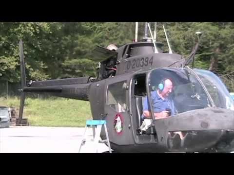 OH-58 Bell 206B Turbine Helicopter Drug Task Force - Startup & Shutdown