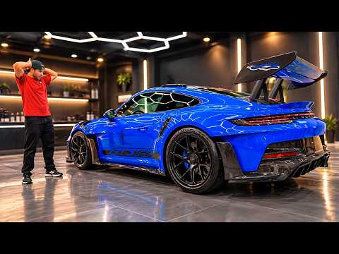 FIQUEI EM CHOQUE QUANDO VI MEU PORSCHE GT3 RS AZUL 😭
