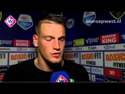 Reactie ADO-speler Vito Wormgoor na ADO Den Haag - FC Dordrecht
