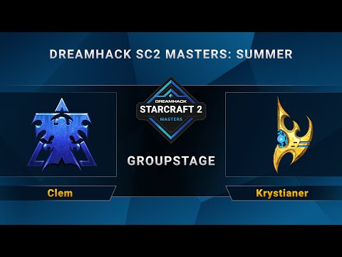 SC2 - Clem vs. Krystianer - DreamHack SC2 Masters Summer - Group A - EU