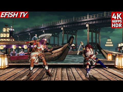 Darli Dagger vs Hisame Shizumaru (Hardest AI) - Samurai Shodown