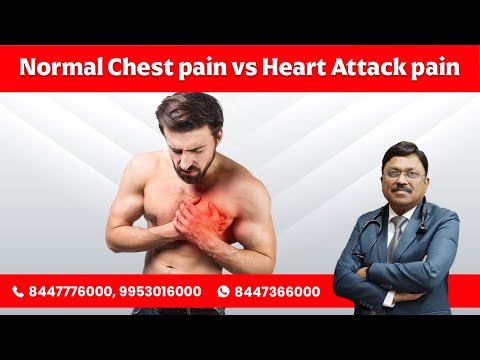 Normal Chest pain vs Heart Attack pain Video