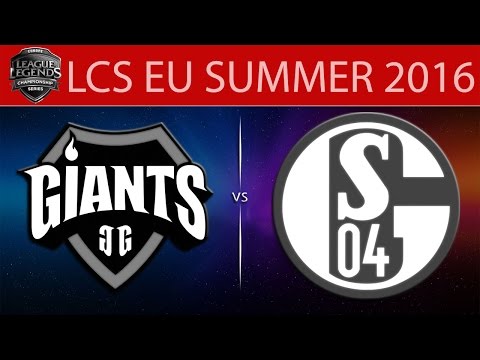 [LoL Highlights] GIA vs S04 G1 | LCS EU Summer 2016 (24.06.2016) - Giants Gaming vs FC Schalke 04