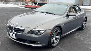 42k-Mile 2008 BMW 650i Convertible Walk Around, Top Function, and Drive