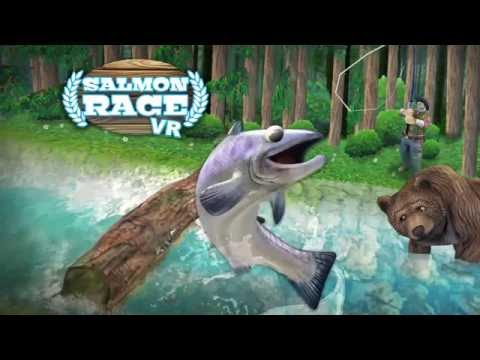 Salmon Race VR Video