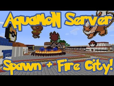 Aquamon Pixelmon Server Spawn + First City Preview!