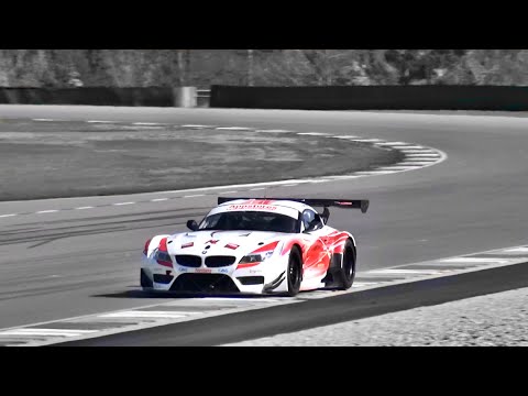 BMW Z4 GT3 Amazing V8 Sound - Accelerations, Fly Bys & Downshifts!