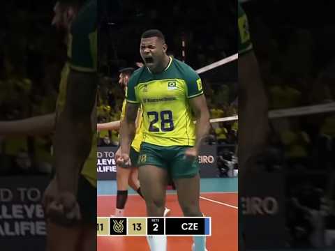 The powerful Darlan Souza 💪 #epicvolleyball #volleyballworld #volleyball