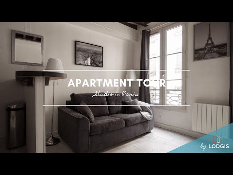 Apartment Tour // Furnished  18m2 in Paris – Ref : 1146330