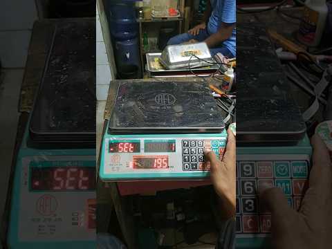 Rfl 20 kg Digital Scale Calibration #shorts #short #digital_scale Nupur Digital Scale