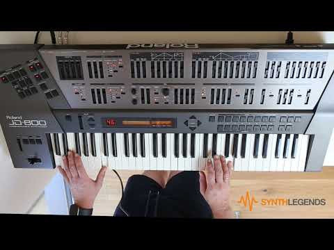 Roland JD-800 61-Key Programmable Synthesizer 1991 - 1995 - Carbon image 11
