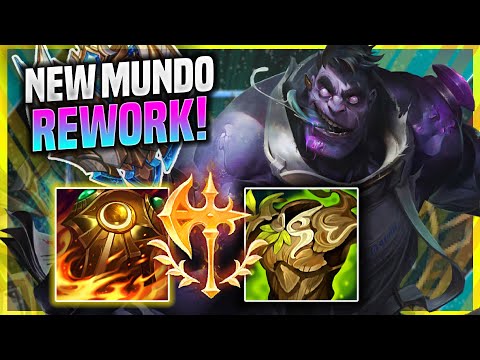 KOREAN CHALLENGER NEW MUNDO REWORK TOP GAMEPLAY! - Korean Challenger Plays Dr Mundo TOP vs Sett! |