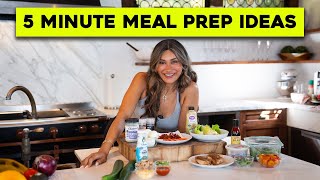 5 MINUTE MEAL PREP IDEAS! Low Carb + Weight Loss Friendly