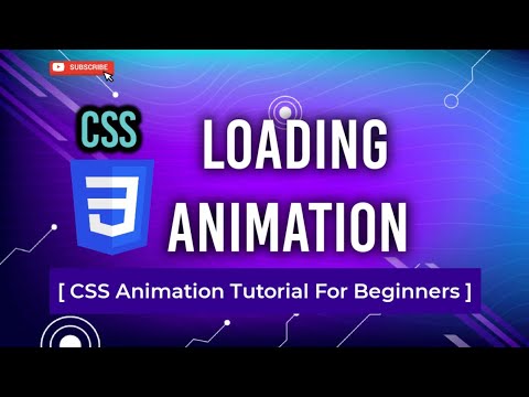 Creative Loading Animation using Html CSS | CSS Animation Tutorial | CSS Loading Animation