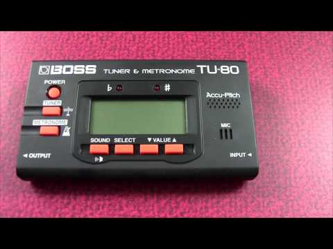 Boss TU-80 Tuner & Metronome 2003 - 2016 - Black image 2
