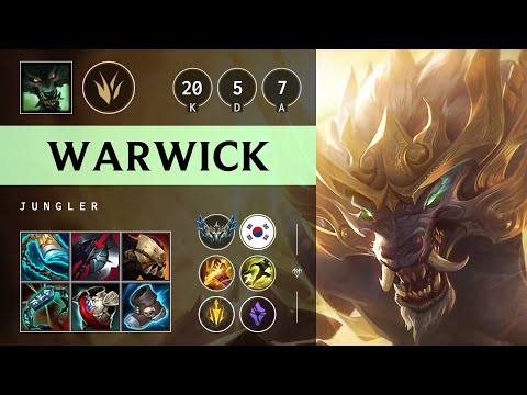 Warwick Jungle vs Ekko - KR Challenger Patch 25.13