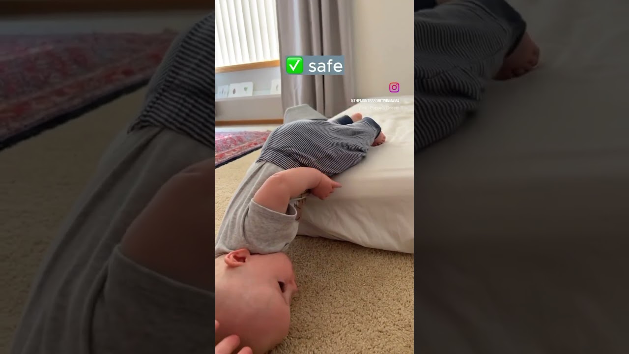 Montessori Floor Bed: Reasons we love ours! #montessoriathome #montessorifrombirth #floorbed #twins