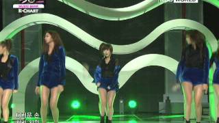[Music Bank K-Chart] Dal Shabet - Hit U (2012.01.26)