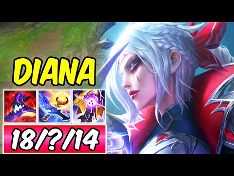 DIANA MID DUSK AND DAWN - How Strong? 57,000 DMG | New Build & Runes Season 16 | League of Legends