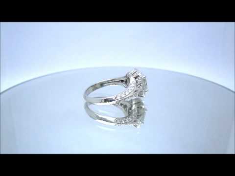 PRINCESS CUT DIAMOND ENGAGEMENT RING ANTIQUE 2.05CTW - KNR INC - 154.1