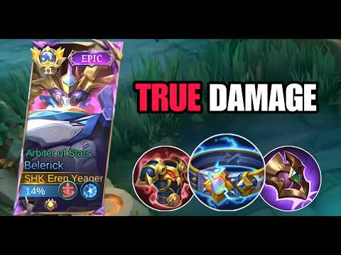 BELERICK TRUE DAMAGE BUILD IS PERFECT FOR SUSTAIN ON TEAM FIGHTS! (Must try)