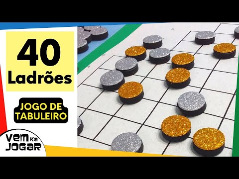 40 LADRÕES - A strategic Tabuleiro game for two players