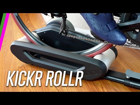 Wahoo KICKR ROLLR Smart Trainer dviračių treniruoklis video