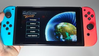 Planetary Defense Force Nintendo Switch handheld gameplay