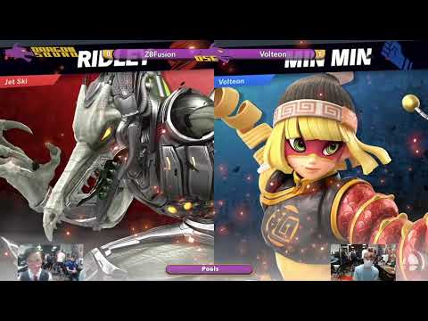 ZBFusion (Mewtwo/Ridley) Vs Volteon (Min-Min) Nerdtorch Challenge Day Pools