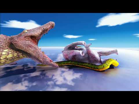 ✅ Reptiles hunting prey - Animal Revolt Battle Simulator FULL HD