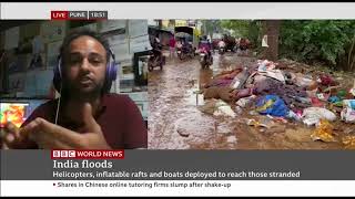 202107. BBC World News discussion on Monsoon Floods in Maharashtra