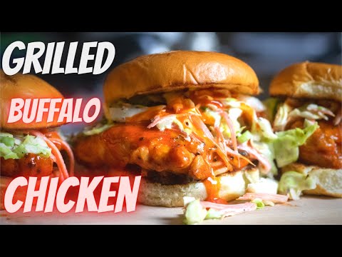 Grilled Buffalo Chicken Sandwiches With Franks RED HOT