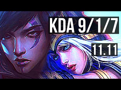 APHELIOS & Lulu vs ASHE & Senna (ADC) | 9/1/7, Legendary, 300+ games | EUW Master | v11.11