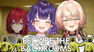 【Escape the Backrooms】化け物のいる不気味な部屋からの脱出【にじさんじ/アンジュ視点/ニュイ・ソシエール/七瀬すず菜】