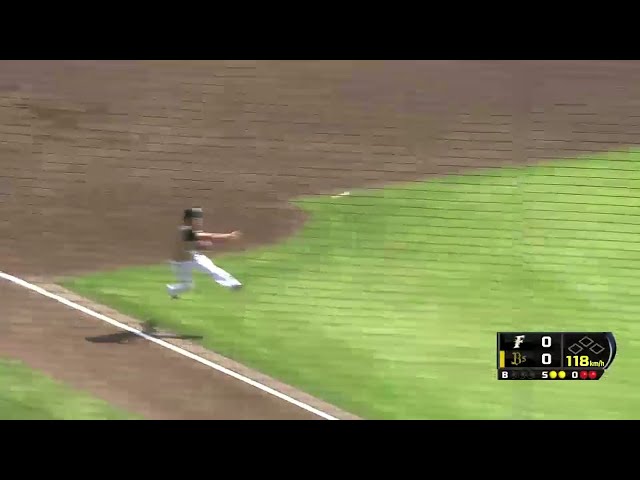 2回裏 ファイターズ ・「サード近藤」が軽快プレー!! 好守で先発・武田勝を援護!! 2014/5/10 Bs-F