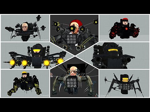 Upgraded Fan-Made Skibidi Toilet Pack || Skibidi Toilet Prisma 3d 