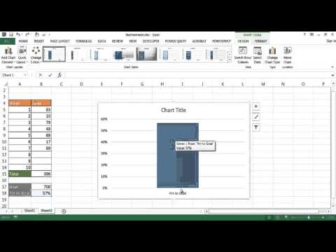 Create a Basic Thermometer Chart